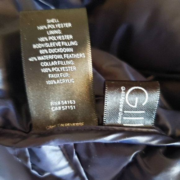 NWOT KENNETH COLE NY DOWN& FEATHERS Puffer JACKET w faux fur collar - Picture 9 of 15